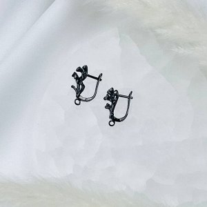 Швензы для сережек с Фианитами керамические