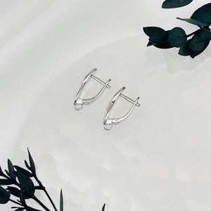 Швензы для сережек родированные