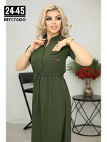 ПЛАТЬЕ БОЛЬШЕМЕРЯТ ТКАНЬ СИНГАПУР ЖАТКА