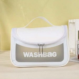 Kristaller Косметичка женская Washbag zippered envelope, белый