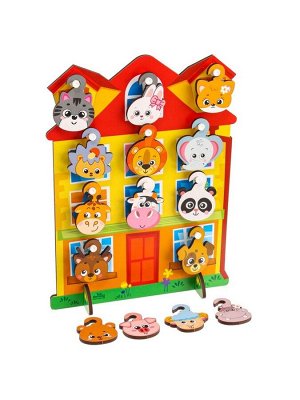 Игрушка с крючками «Дом»