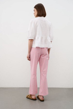 Брюки  TR2535_Pink/Розовый, белый