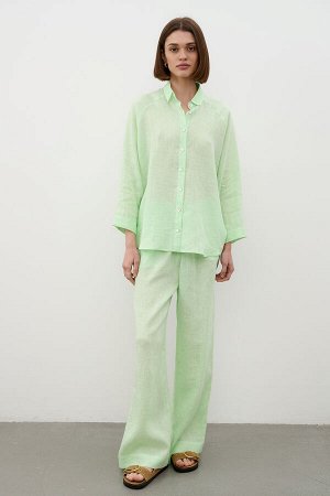 Рубашка  S25_1_Lime green/Лайм