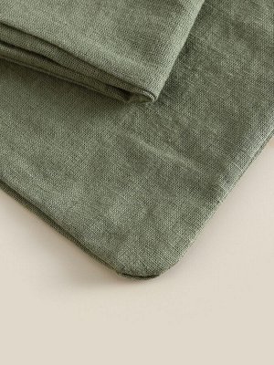 Пододеяльник SL Home Linen collection 150*220 см , цв.зелёный, лён30%/хлопок70%