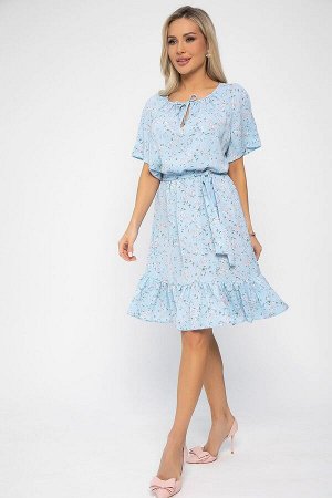 Платье Алания НЬЮ (голубое) П13625-10М