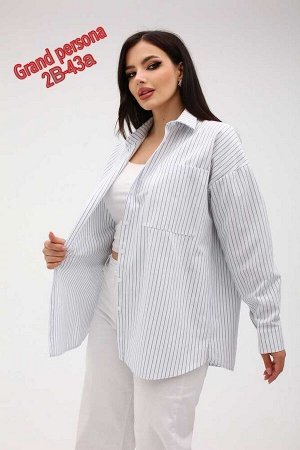 Женская рубашка. Ткань: Хлопок Размер XL-46-48-50, XXL-52-54-56, XXXL-58-60-62