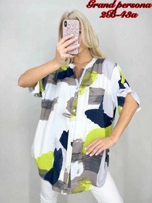 Женская рубашка. ?Ткань : Штапель ?размер 50-52(3xl),52-54(4xl),54-56(5xl) 56-58(6xl),58-60(7xl)