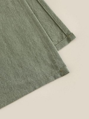 Простыня SL Home Linen collection 200*220 см , цв.зелёный, лён30%/хлопок70%
