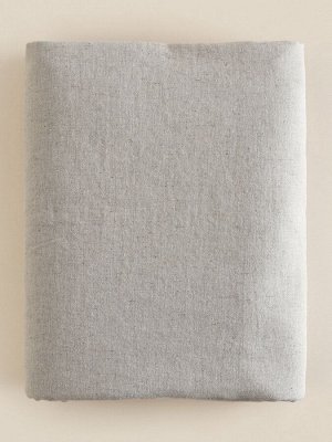 Простыня на резинке SL Home Linen collection 180*200+30 см , цв.серый, лён30%/хлопок70%