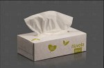 Салфетки бумажные в коробке 2сл 200шт Nuvola Aroma Green tea