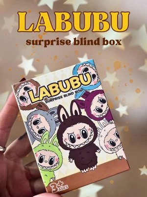 🔥 ХИТ Хит 2025 Labubu! Брелок, игрушка Лабубу + 3 коллекционные карточки, трендовый бокс, стильное дополнение к ключам, рюкзаку, сумке, косметичке, на подарок