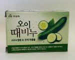 Mukunghwa Отшелушивающее и смягчающее мыло с экстрактами огурца и молока Cucumber Scrub Body Soap