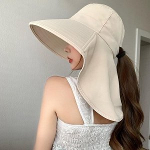 Шляпа солнцезащитная, женская, панама с широкими полями