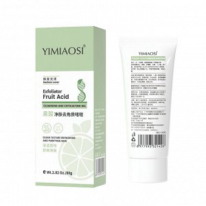 Очищающий пилинг-скатка на основе фруктовых кислот Yimiaosi Exfoliator Fruit Acid