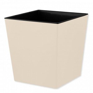 Горшок для цветов, 22 л, пластик, калифорнийский миндаль, LONDON Cube