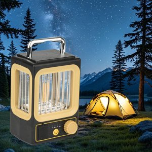 Светильник, кемпинговый фонарь на солнечной батарее с функцией Power Bank