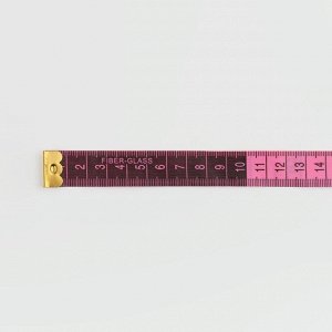 Сантиметровая лента портновская, в футляре, 1.7x150 см (см/дюймы), МИКС