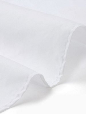 Скатерть Доляна 145x220±3 см, 35% хлопок, 65% П/Э, плотность 120 г/м² , белая