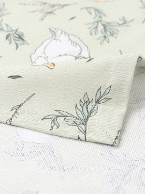Скатерть Доляна Divine day 146x110 см, рогожка 164 г/м², 100% хлопок