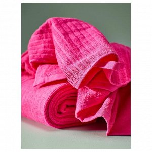 VÅGSJÖN, Полотенце, ярко-розовое, 30х30 см/ 4 шт