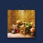 Пакет-сумка (37*36) Рождественский фонарик