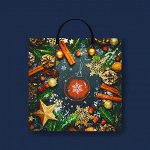 Пакет-сумка (37*36) Композиция с корицей