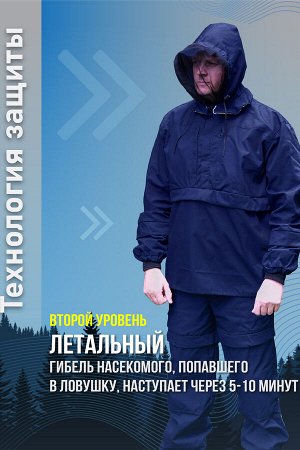 Костюм Варианты расцветки: синий
Ткань: бязь, Состав: 80% ПЭ/ 20% хлопок
Противоэнцефалитный костюм Барьер-Инсекто с микрокапсульной акарицидно-репеллентной обработкой от клещей  это идеальное решение