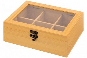 Подставка для чайных пакетиков с крышкой 21x16x7.4 см