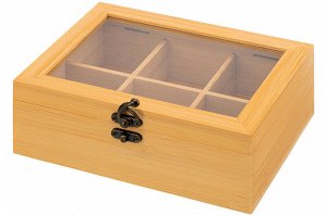 Подставка для чайных пакетиков с крышкой 21x16x7.4 см