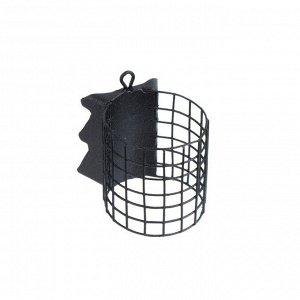 Груз-кормушка металлическая X-FEEDER ME ALLIGATOR M GRID, Matt Black, 80 г, 35 мл