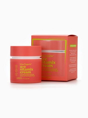 Крем для лица ночной А+E vitamix cream, увлажнение и питание, 45 мл, Miss Organic