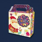 Коробка &quot;Сова&quot; с фольгой 1200 гр