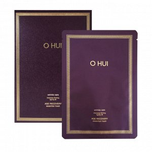 OHUI AGE RECOVERY essential mask wrinkle care intensive firming tightly lift Интенсивная антвозрастная маска с функцией разглаживания морщин 27 гр