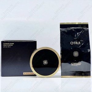 O Hui Ultimate Cover Mesh Cushion SPF50+/PA*** 02 Honey Beige Тональная основа кушон13гр.*2