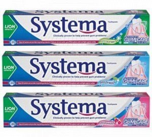 "Система" Зубная паста  - 160гр "Мятный аромат" (Breezy Mint) Таиланд