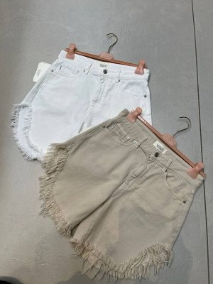 Шорты джинсовые VICOLO Спортшик с бахромой