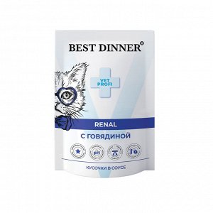 Best Dinner Exclusive Vet Profi Renal кусочки в соусе 85 г