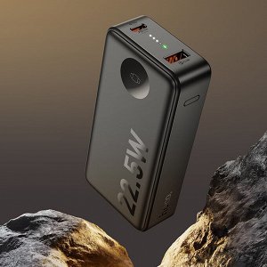 Внешний аккумулятор Power Bank с беспроводной зарядкой часов Hoco PD22,5W, 10000 mAh