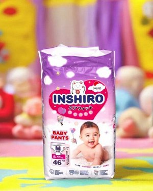 Подгузники трусики детские "INSHIRO" размер 3 / М (6-11кг), 46 шт