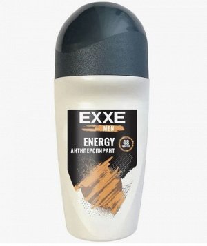 EXXE MEN мужской дезодорант антиперспирант ENERGY, 50 мл (ролик)
