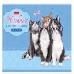 Альбом для рисования 24л., А4, на скрепке, обл.- мелов. картон, Hatber &quot;Ассорти- Выпуск №3&quot;