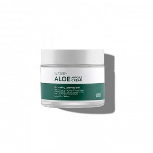 Ампульный крем с экстрактом алоэ вера - TENZERO WATERY ALOE AMPOULE CREAM 2X