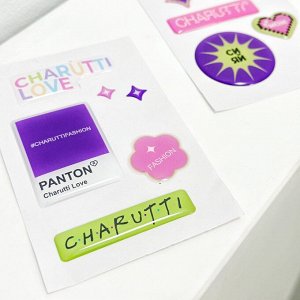 Набор наклеек, CHARUTTI Love (pantone)