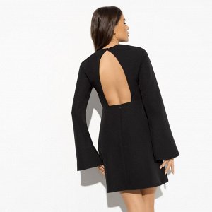 Платье с открытой спинкой, Выходи за меня! (black)