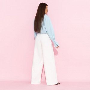Брюки с защипами, Легкой походкой (white)