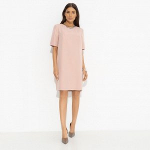 Платье прямого кроя, Виртуальные будни (pink)