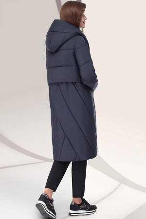 Пальто / LeNata 11043 темно-синий