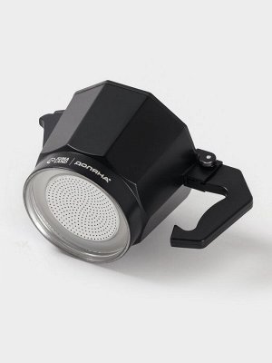 Кофеварка гейзерная Доляна Alum black, на 3 чашки, 150 мл, чёрная