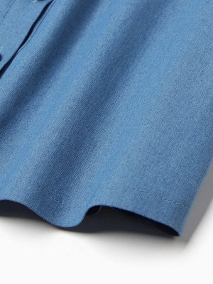 Платье для девочки MINAKU: Jeans collection, голубое.