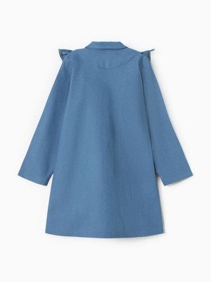 Платье для девочки MINAKU: Jeans collection, голубое.